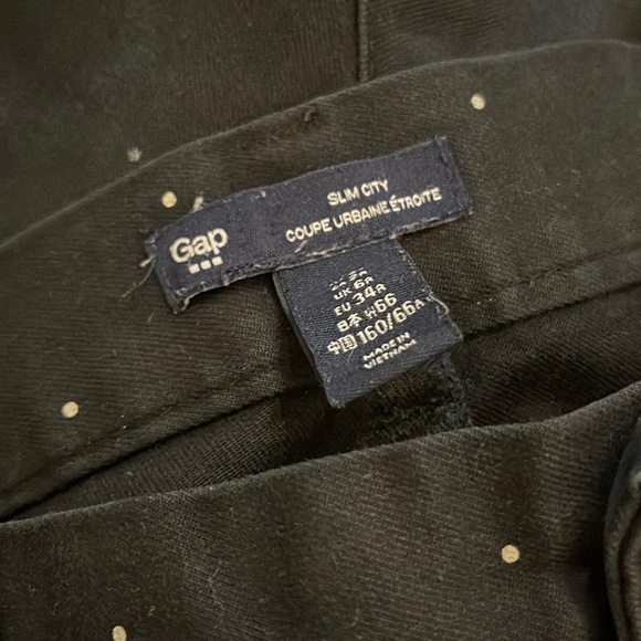 Polkadot Gap Slim City Pants - Picture 2 of 2